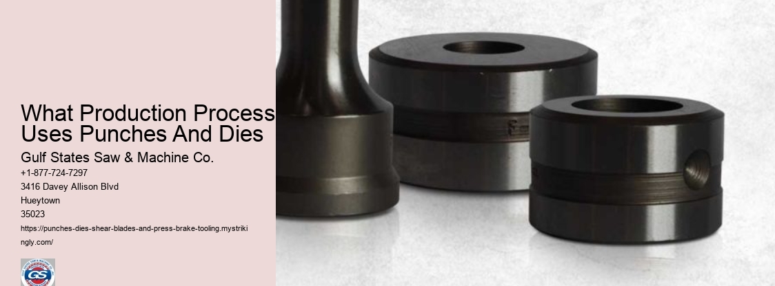What Production Process Uses Punches And Dies