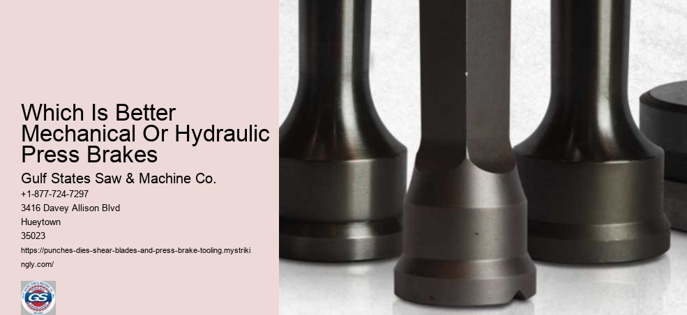 Which Is Better Mechanical Or Hydraulic Press Brakes